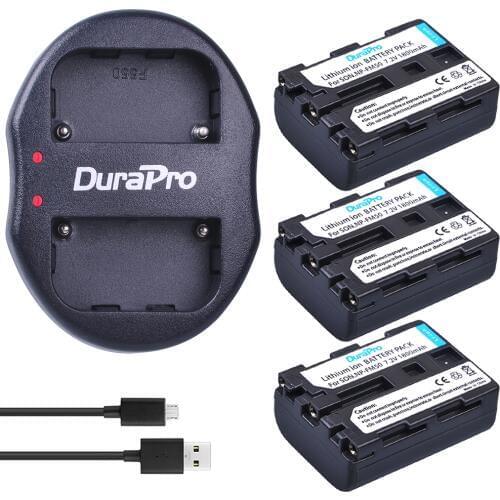 3pc NP-FM50 NPFM50 NP FM50 Rechargeable Battery + Dual USB Charger Battery Charger For Sony NP-FM51 NP-QM50 NP-FM30 NP-FM55H