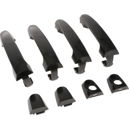 Car Rear Left/Right Exterior Sliding Door Handle For 03-13 Toyota Corolla