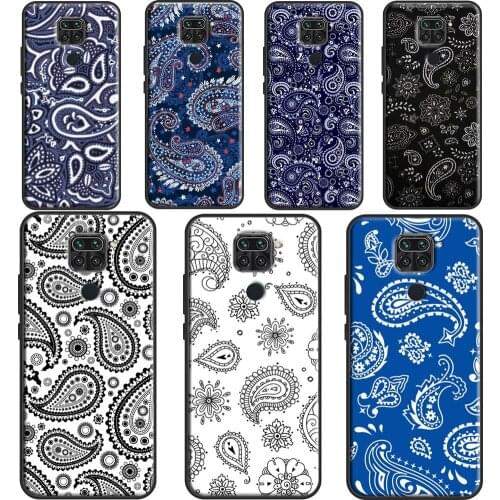 Bandana Seamless Pattern Case For Xiaomi Redmi Note 10 Pro 9S 8T Note 8 Pro Note 9 Pro K40 7 8 9 A 9C 9T Back Cover