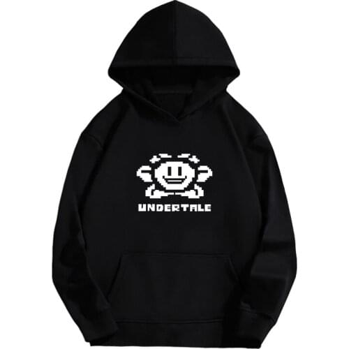 Game Undertale fleece Hoodie Sans cosplay black Pullover hoody Sweatshirt men women Hoodies and Sweatshirts