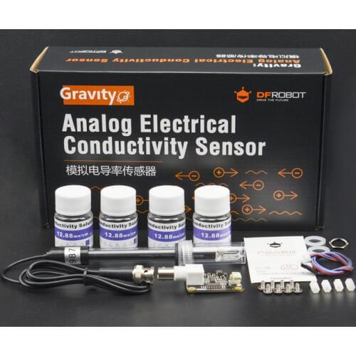 Arduino Conductivity sensor probe electrode testing kit K=10 Compatible with Arduino LattePanda