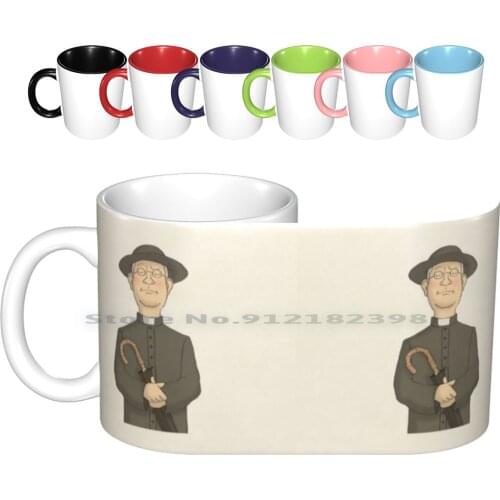 Father Brown Ceramic Mugs Coffee Cups Milk Tea Mug Father Brown Chesterton Agatha Christie Marple Poirot Detectives Murder