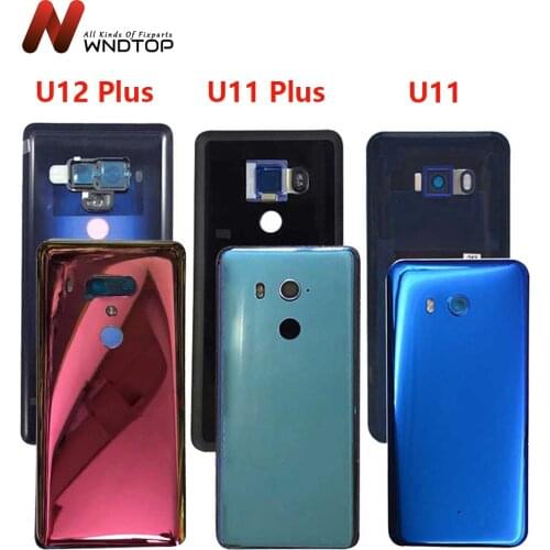 For HTC U11 Plus U12 Plus Battery Cover Rear Door Panel Glass Housing Case Replacement Part For HTC U11 Battery Cover With Lens