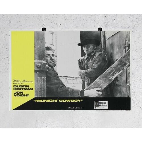 L060 MIDNIGHT COWBOY Movie Silk Fabric Poster Art Decor Indoor Painting Gift