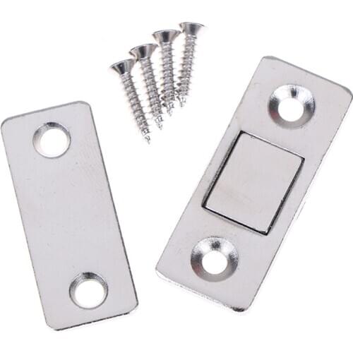 2pcs Magnetic Strong Door Closer Magnetic Door Catch Latch Door Magnet for Furniture Cabinet Cupboard Ultra Thin