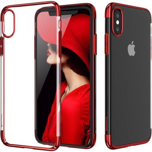 Soft Plating TPU Case For iPhone 11 12 Pro Max Xs Max Xs Xr X 12Mini 8 7 6 6S PlusClear Back Cover For iPhone X 8 7 6 6S 10 Capa