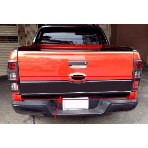 2016 2017 accessories for ford ranger tailgate trim panel bottom board cover suitable for Ranger 2012 2013 2014 2015 T6 T7 truck