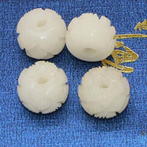 Natural bodhi Lotus pedestal Beadsl DIY accessories wholesale Handmade Carved