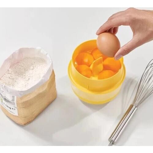 2021 New Egg Cooker Egg Yolk Separator Unique Egg White Yolk Filter Egg Steamer DIY Handmade Dessert Baking Kitchen Accessories