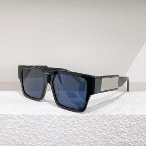 New Square Black Transparent Beige Acetate Frame Womens Sunglasses CDSUR High Quality Mens Glasses