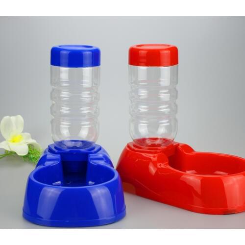 350ml Plastic Dog Food Bowl Water Dispenser For Dog Cat Dog Drinker Automatic Food Water Pet Feeder