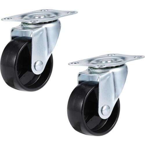 5pcs 50mm rubber table and chair furniture tool cart rack shelf hanger universal solid rubber wheel