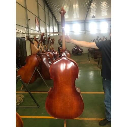 Hand made 1/2 Upright Double Bass with all Accessories Solid Wood 4 Strings Professional Upright Bass Contrabass