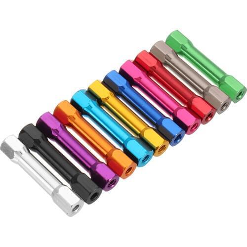 Suleve M3AR14 10Pcs/set M3 28mm Length Hex Standoff Hexagon Studs Aluminum Alloy Multicolor for PCB