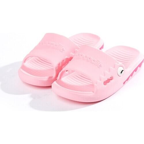 Kids Cartoon Solid Slippers Boys Summer Sandals Baby Non-Slip Flat Beach Shoes Toddler Swimming Slipper Girls Bathroom Flip Flop