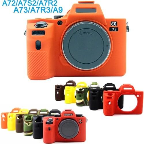 High Quality Silicone Camera Cover Soft Rubber Shoulder DSLR Camera Bags for Sony A9 A7R3 A7III SLR Camera Bag