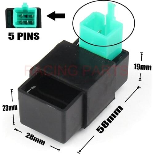 5 Pin Racing CDI Box Ignition For Motorcycle 50cc 70cc 90cc 110cc Scooter ATV Reset Ignition Advance Curve For Better