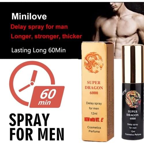 Super Dragon Male 6000 Delay Spray Local Penis Extension Time Lubricant Appeal Thickening Cream