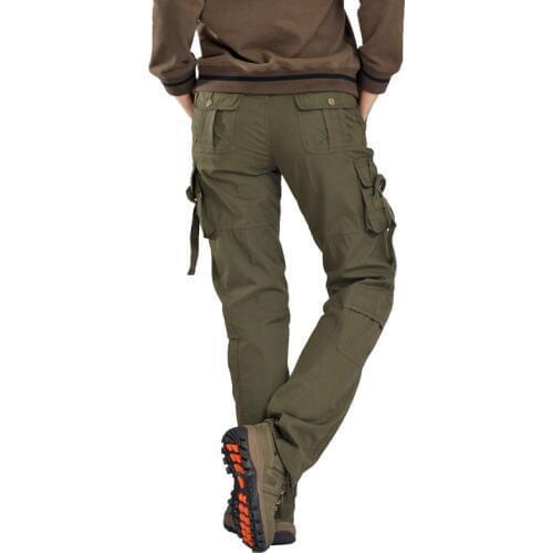 Outdoor Military Womens Tactical Pants Camouflage Multi-pocket Tactical Pants Trekking Camping Training Climbing Sport Trouser