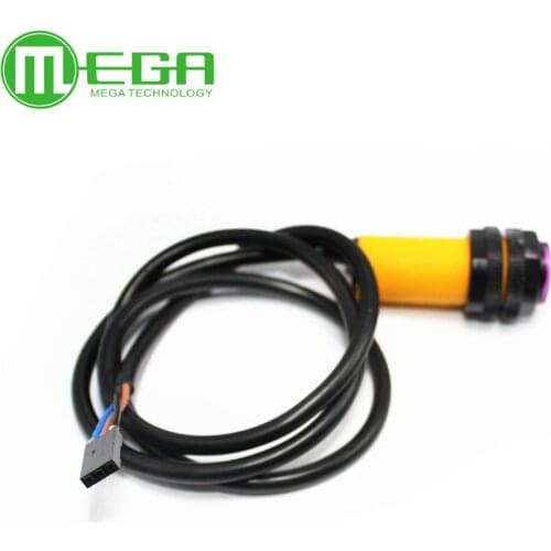 1pcs Smart car robot E18-D80NK infrared obstacle avoidance sensor proximity switch 3-80cm adjustable