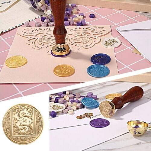 Fire Paint Wax Seal Head Star Animal Fashion Sealing Wax for Signature Multi-Style Handmade DIY Art Vintage Hand Account