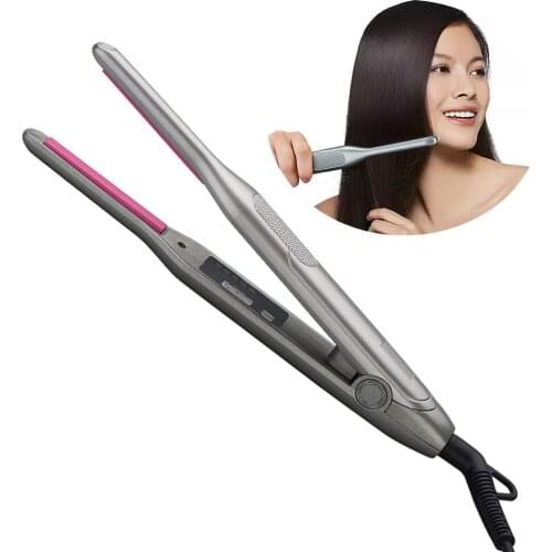 2 in 1 Twist Hair Curling Straightening Flat Iron Hair Straightener Curler Hair Straightener Ceramic Flat Iron Board Styling