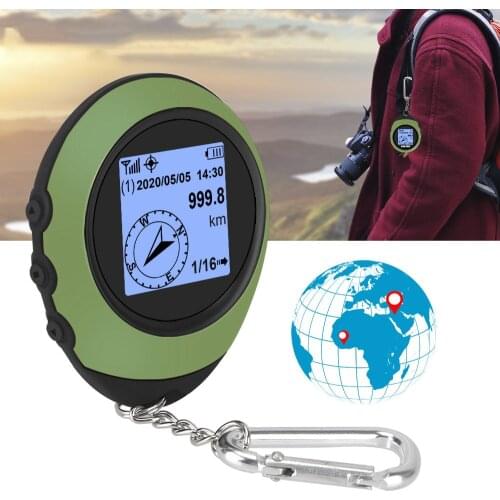 High-precision satellite mini handheld GPS coordinates compass altitude locator navigator outdoor sports travel hiking tracking