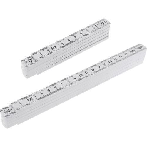 1M 2M 10-parts Folding Carpenters Ruler Lightweight Compact Measuring Stick Slide Fold Up for Woodworking