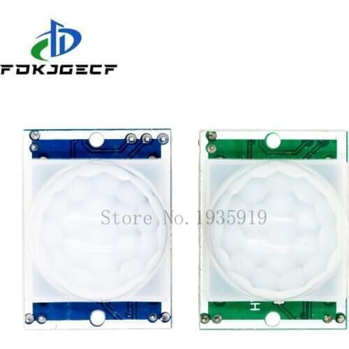 10PCS SR501 HC-SR501 Adjust IR Pyroelectric Infrared PIR module Motion Sensor Detector Module Bracket for arduino