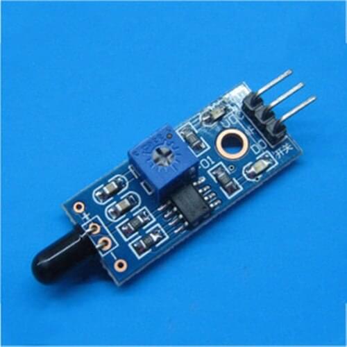 Glyduino 3 Pin IR Flame Detection Sensor Module Fire Detecting Infrared Receiver Module for Arduino