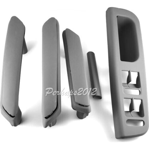5 Gray Interior Door Handle With Trim 3B0867172 3B4867372 ForB5 3B4867179A,3B4 867 179A,3B4867371,3B4 867 371