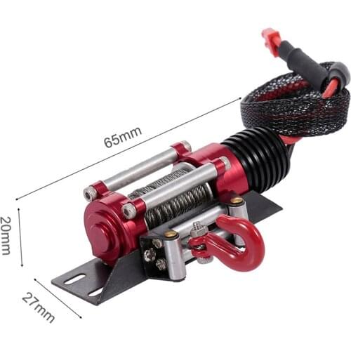 RC Car Motor Winch RC Electric Winch for 1/10 D90 SCX10 TRX4 RC