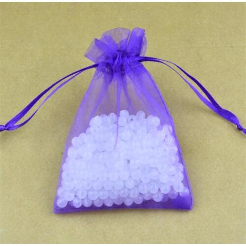 Free Shipping Wholesale 100pcs/lot 15x20cm deep purple color Drawable Organza Jewelry Packaging Wedding Gift Bags&Pouches