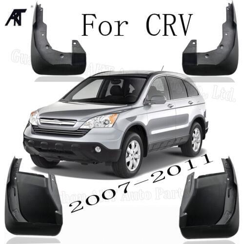 For Honda CRV 2007-2011 Mudflaps Splash Guards Front Rear Mud Flap Mudguards Fender 2007 2008 2009 2010 Set Molded Mud Flaps