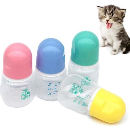 Pet Feeding Bottle Puppy Kitten Feeding Bottle Kit High Quality Safe Silicone Pet Care Water Milk Feeder