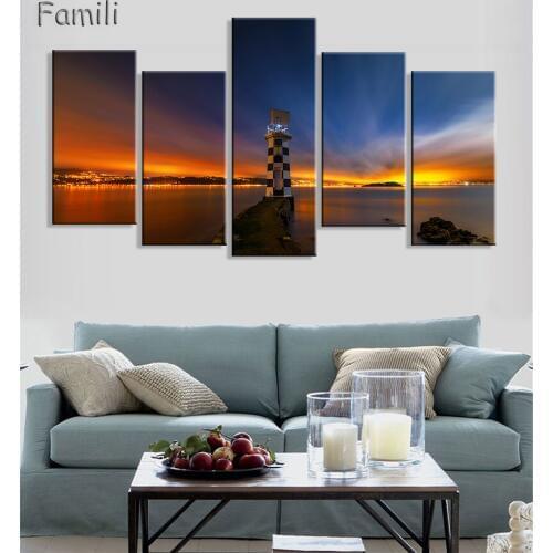 Wall Pictures Mountain Landscape Painting Art New Zealand Photo Canvas Print Poster For Home & Office Decor No Framed,art print