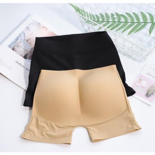 New Super Breathable Abdominal Panties Seamless Buttock Shorts Hip-up Panties Body Fake Butt Safety Pants