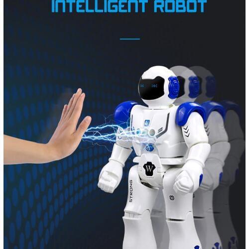 IMULLS RC Robot 9930 Mechanical Police Intelligent Song Robot Remote Control Robot Programming Children Toys Gifts FSWB