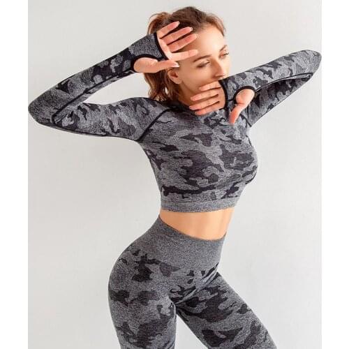 Yoga Shirts Short Sleeve Solid Color Seamless Women Fitness Crop Top Workout Tops Gym Clothes Sportswear Running Sport Shirt