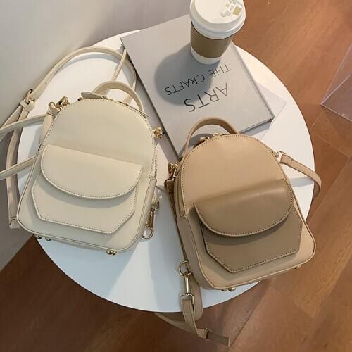 Mini Backpack Women Pu Leather Backpack Travel Shoulder Bags For Teenage Girls School Bag Fashion Small Female Student Backpack