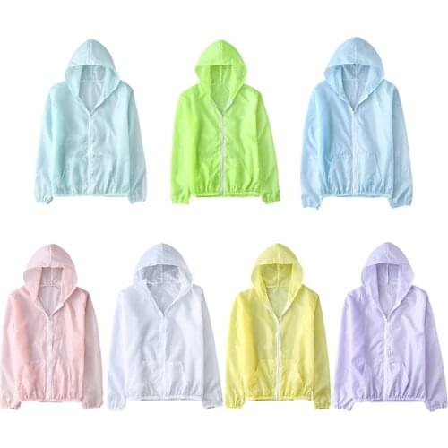 New Outdoor Sun Protection Clothing Summer Anti-ultraviolet Long-sleeved Ice Silk Sun Protection Jacket