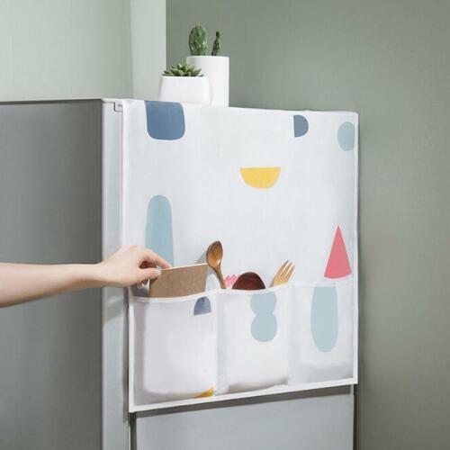 Waterproof Refrigerator Covers Anti-dust Microwave Cover With Storage Bag For Home Clean Accessories Supplies Products