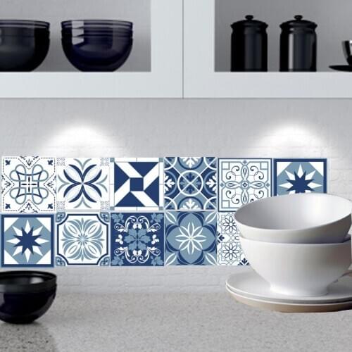20x100cm Waterproof Wall sticker Retro bathroom tile stickers Removable kitchen Wall Stickers DIY Poster Stickers muurstickers