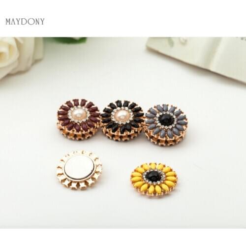 XT48 Wholesale Fashion Magnet Brooches Scarf Hijab Clips 12pcs