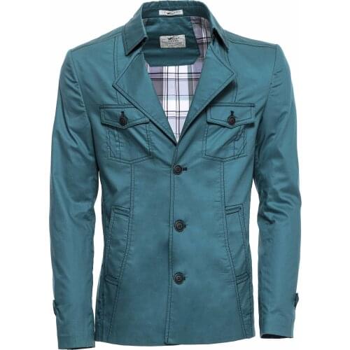 Green Cotton Trenchcoat