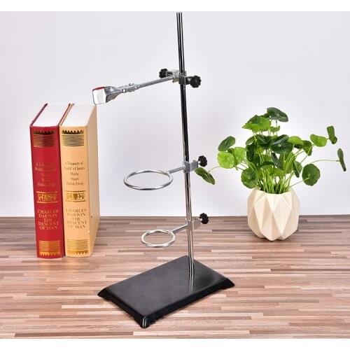 50cm Lab Stands With Clamp Clip Flask Clamp Condenser Clamp Iron Stands Laboratory Educational Supplies 1 Set