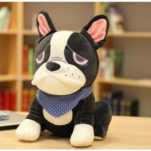 45/55cm Cute Simulation French Bulldog Plush Toys Stuffed Down Cotton Ugly Lifelike Sharpei Pug Doll Kids Children Girls Gifts