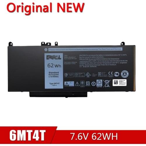 6MT4T New Original Laptop Battery For Dell Latitude E5470 E5570 Notebook 15.6" M3510 TXF9M 79VRK 07V69Y 7V69Y 7.6V 62WH