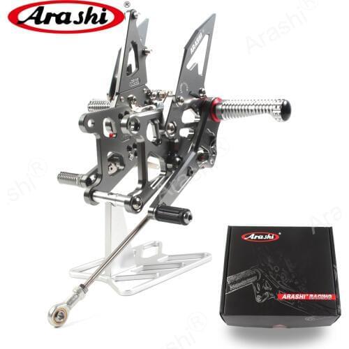 ARASHI CBR300R 2015 - 2018 Rearset Adjustable Footrest For HONDA CBR300 CBR 300 300R 2016 2017 CNC Rider Rear Sets