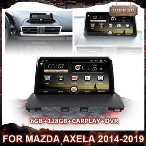 2 din Android Autoradio player Car Radio for MAZDA AXELA 2014-2019 GPS player dvd Multimedia player HD Screen Head Unit